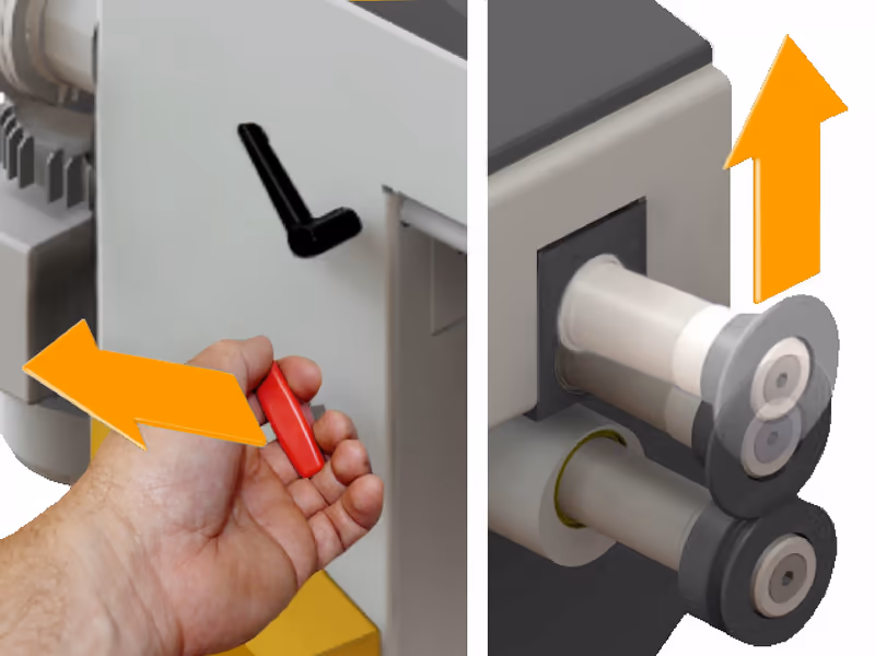 Mechanická bezpečnostní funkce odblokování UnLock