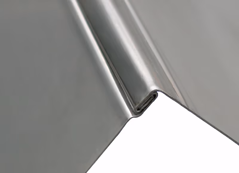 Spojovací lem detail