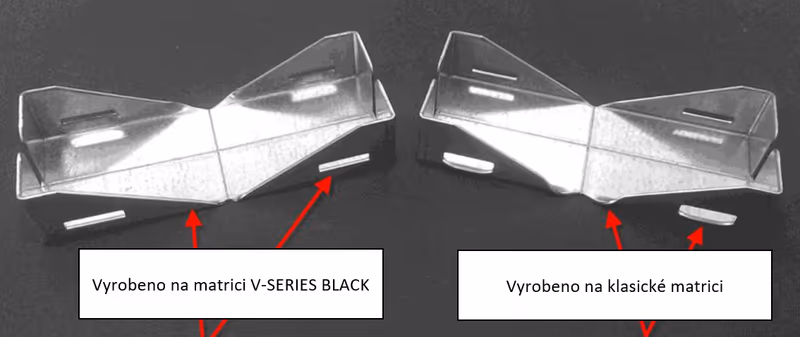 Matrice s otočnými segmenty V-Series Black