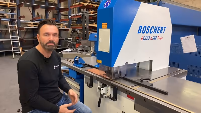 Boschert | EcooLine Profil - vysekávací lis na medené pásy