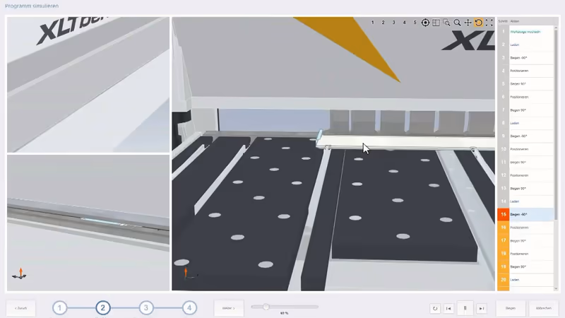 RAS | XLTbend - programovanie a simulácia na monitore
